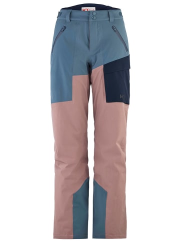 KARI TRAA Spodnie narciarskie w kolorze szaroróżowo-niebieskim
