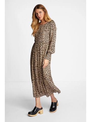 Rich & Royal Jurk beige/zwart