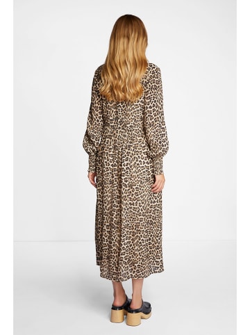 Rich & Royal Jurk beige/zwart