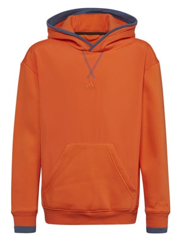 adidas Fleece hoodie oranje