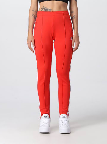 adidas Spodnie dresowe w kolorze czerwonym