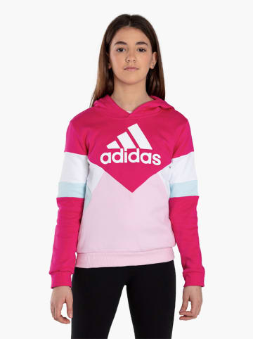 adidas Bluza w kolorze różowo-białym