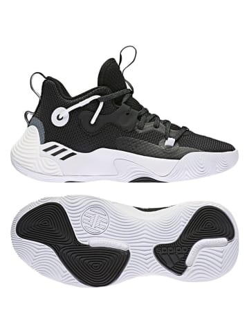 adidas Sportschuhe "Harden Stepback 3" in Schwarz/ Weiß