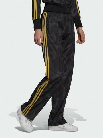 adidas Spodnie dresowe w kolorze czarno-żółtym