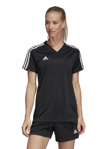 adidas Koszulka sportowa "Tiro19" w kolorze biało-czarnym