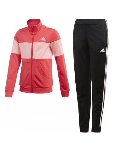 adidas 2-delig trainingspak roze/zwart