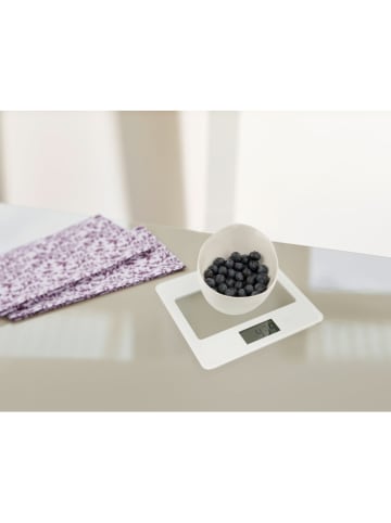 Dr. Oetker Keukenweegschaal "Exclusive" wit - (L)20 x (B)18,5 cm