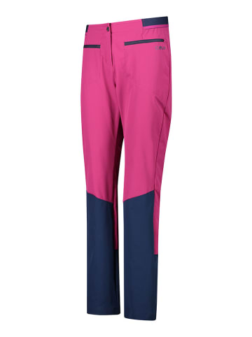 CMP Spodnie funkcyjne w kolorze różowo-granatowym