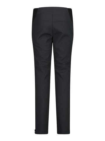 CMP Spodnie softshellowe w kolorze czarnym