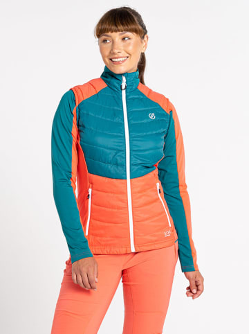 Dare 2b Kamizelka hybrydowa "Culmination" w kolorze zielono-pomarańczowym