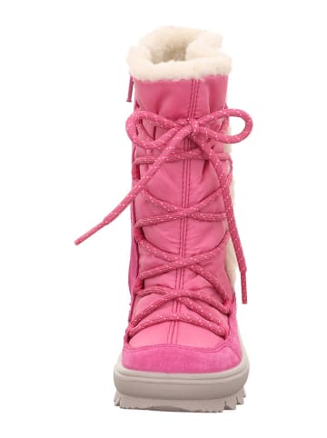 superfit Leder-Winterstiefel "Flavia" in Pink