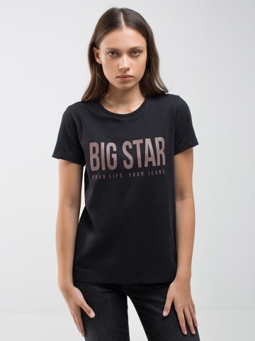 BIG STAR Koszulka w kolorze czarnym