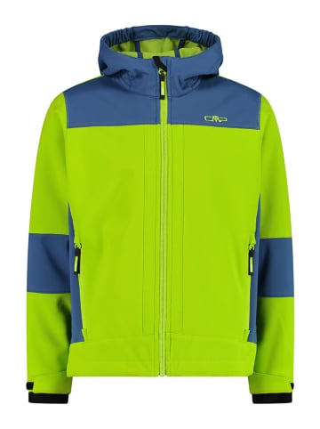 cmp Softshelljas groen/blauw