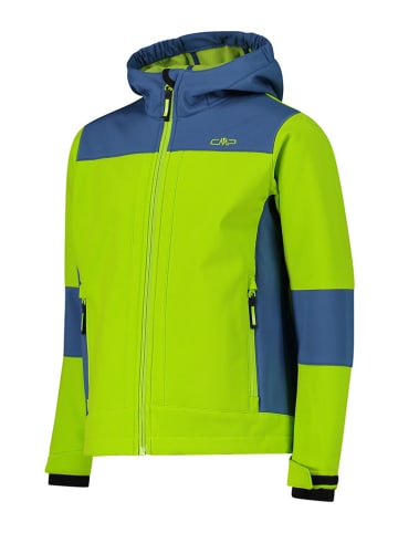 cmp Softshelljas groen/blauw