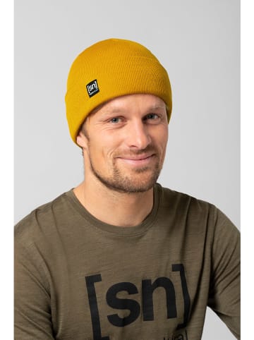 super.natural Beanie "Alpine" in Gelb