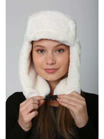 Lucky Bees Czapka w kolorze białym