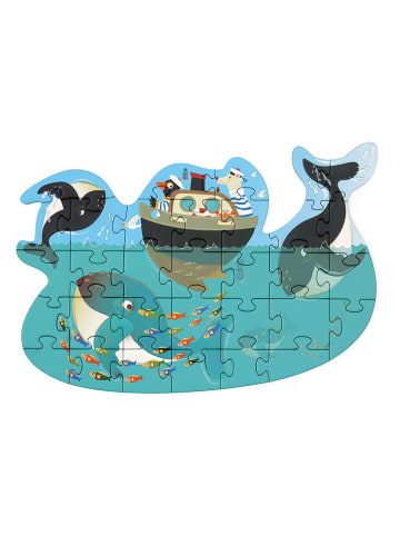 Scratch 30-częściowe puzzle "Whale" - 3+