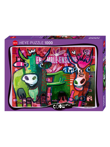 HEYE 1000tlg. Puzzle "Striped Cows" - ab 12 Jahren
