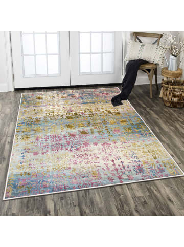 Mioli Laagpolig tapijt meerkleurig