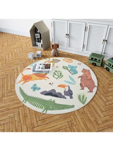 Mioli Kurzflor-Teppich in Bunt