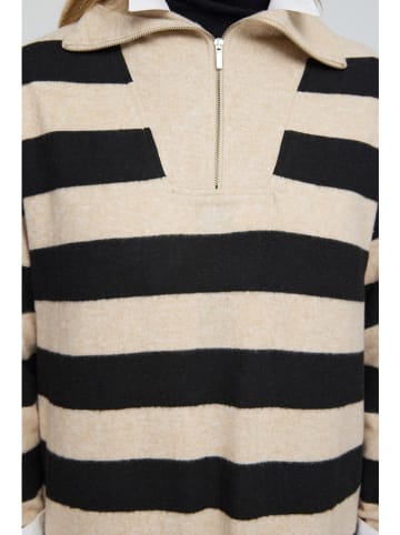 Alexa Dash Kleid in Beige/ Schwarz