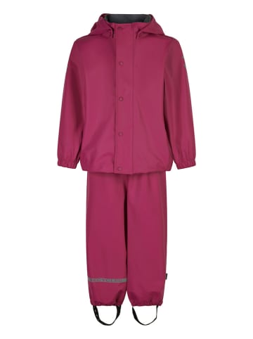 mikk-line 2-delige regenoutfit roze