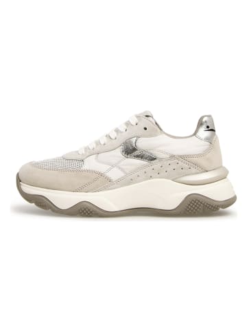 Voile Blanche Sneakersy w kolorze srebrno-beżowo-białym
