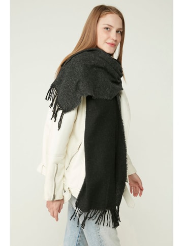 WINTERLAND Sjaal zwart - (L)180 x (B)65 cm