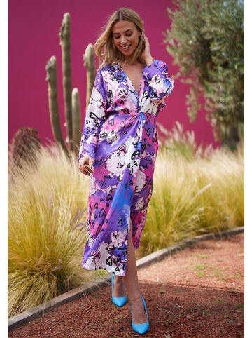miss goodlife Sukienka w kolorze fioletowo-jasnoróżowym