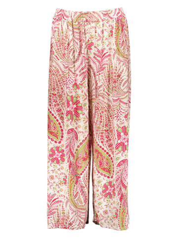 miss goodlife Spodnie w kolorze beżowo-różowym