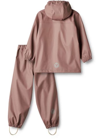 Wheat 2-delige regenoutfit "Ola" lichtbruin