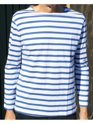 Hublot Mode Marine Koszulka w kolorze błękitno-białym