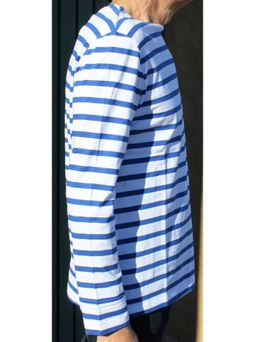 Hublot Mode Marine Koszulka w kolorze błękitno-białym