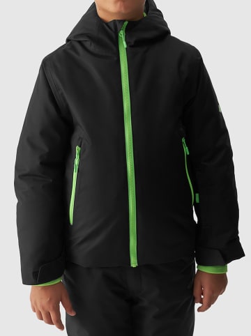 4F Ski-/ Snowboardjacke in Schwarz