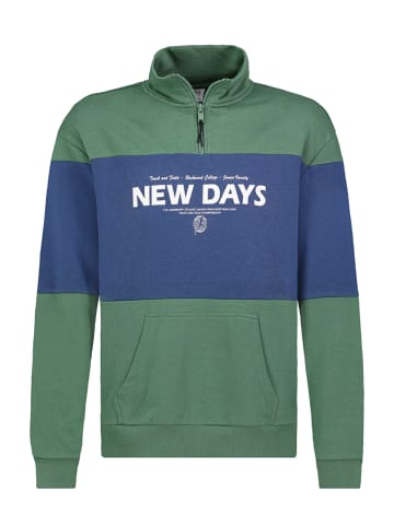 Sublevel Sweatshirt groen/donkerblauw