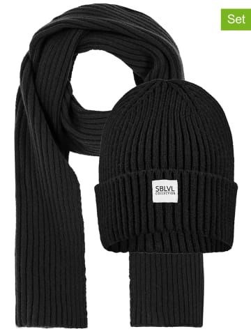 Sublevel 2tlg. Winteraccessoire-Set in Schwarz