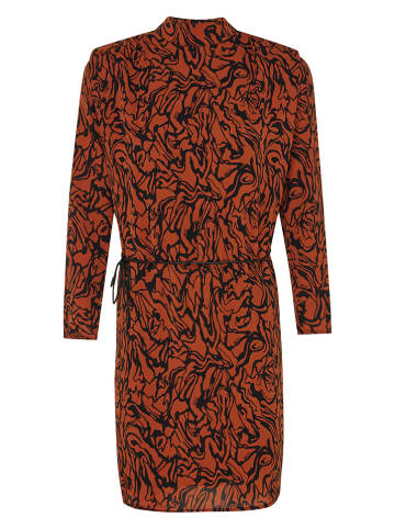 Mexx Kleid in Cognac/ Schwarz