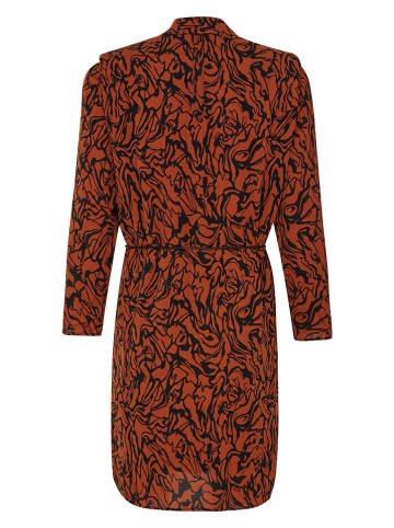 Mexx Jurk cognackleurig/zwart