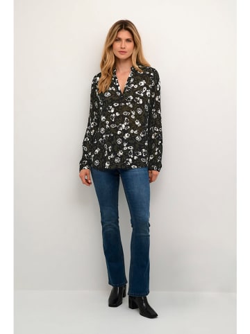 Kaffe Blouse "Margit" kaki/zwart