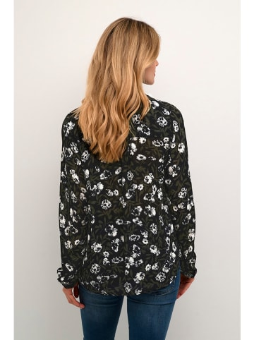 Kaffe Blouse "Margit" kaki/zwart
