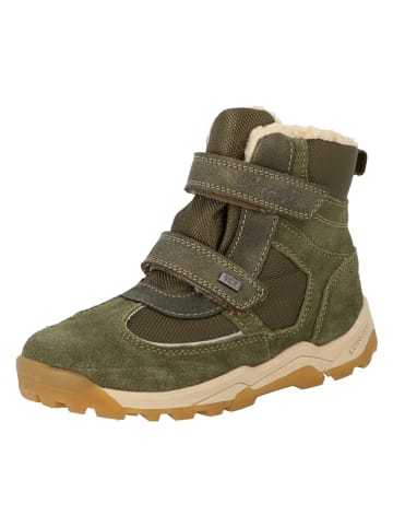 Lurchi Skórzane botki w kolorze khaki