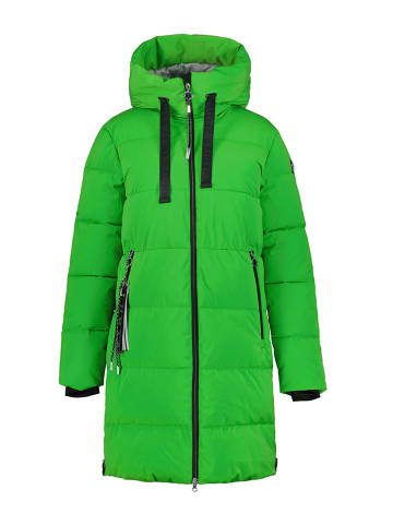 LUHTA Płaszcz pikowany "Hellanmaa" w kolorze zielonym