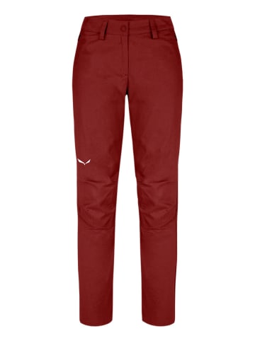 Salewa Spodnie funkcyjne "Fanes" w kolorze czerwonym