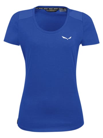 Salewa Koszulka funkcyjna "Lavaredo" w kolorze niebieskim