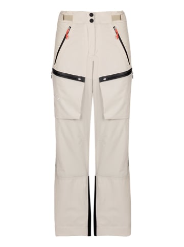 Salewa Spodnie narciarskie "Sella 2" w kolorze kremowym