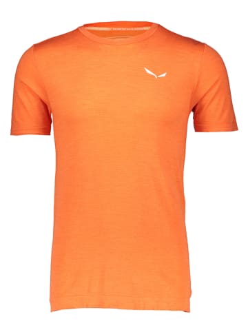 Salewa Koszulka funkcyjna "Pedroc" w kolorze pomarańczowym