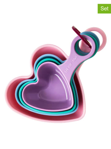 Rice 4-delige set: maatlepels meerkleurig - (L)15 cm