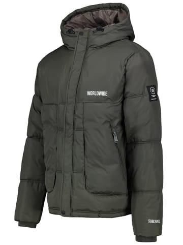 Sublevel Steppjacke in Dunkelgrün
