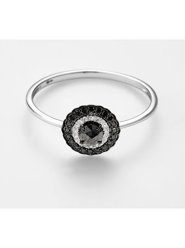 LE DIAMANTAIRE Złoty pierścionek "Meiga" z diamentami