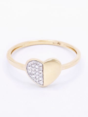 maison héritage PARIS Gouden ring "Alvina" met edelstenen
